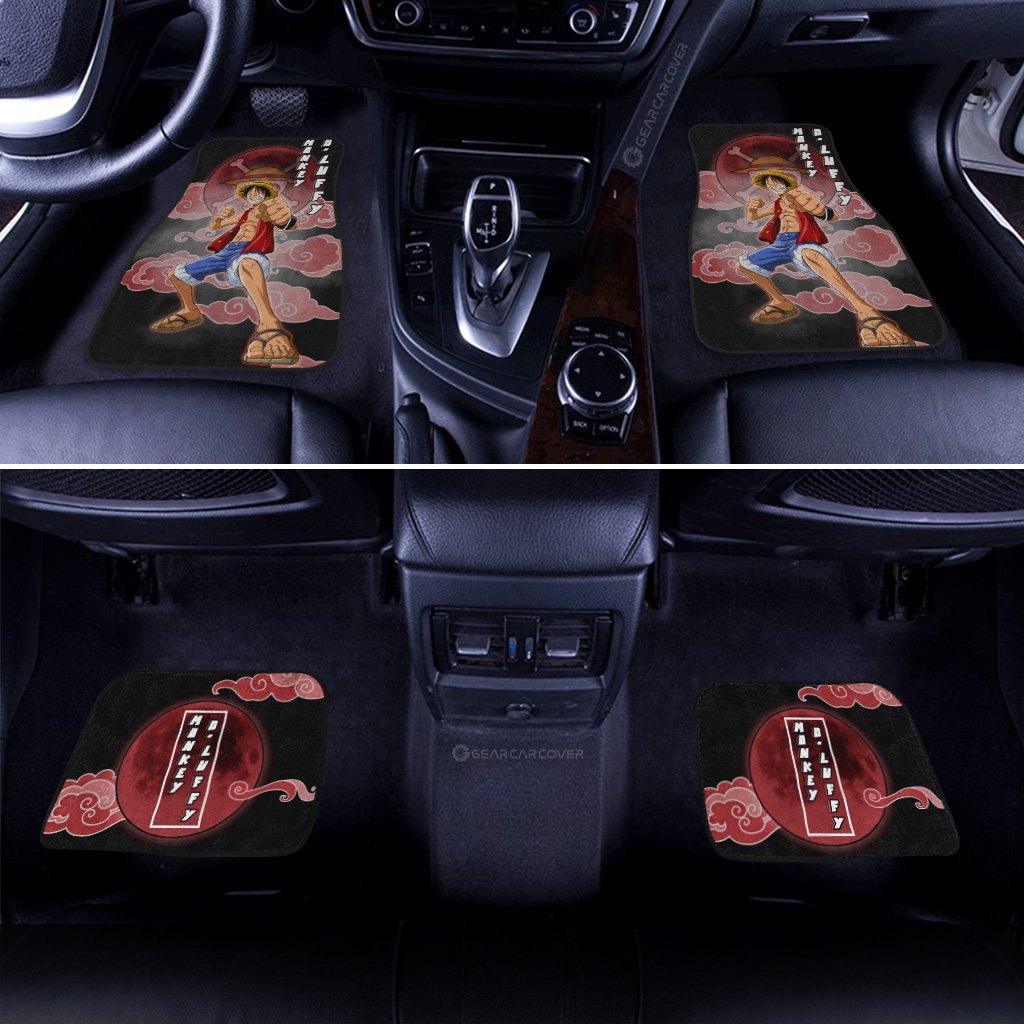 Monkey D. Luffy Car Floor Mats Custom Car Accessories For Fans - Gearcarcover - 3