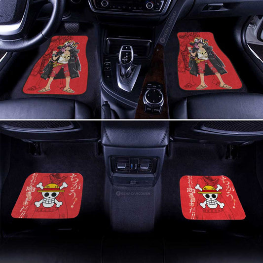 Monkey D. Luffy Car Floor Mats Custom Car Accessories - Gearcarcover - 2