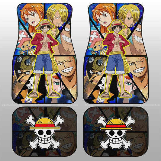 Monkey D. Luffy Car Floor Mats Custom Car Interior Accessories - Gearcarcover - 2