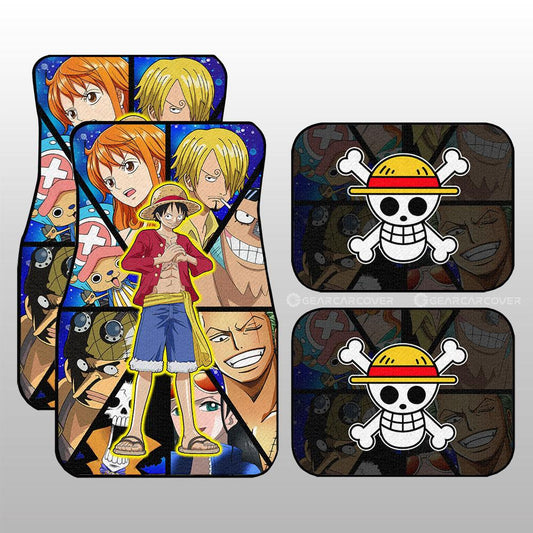 Monkey D. Luffy Car Floor Mats Custom Car Interior Accessories - Gearcarcover - 1