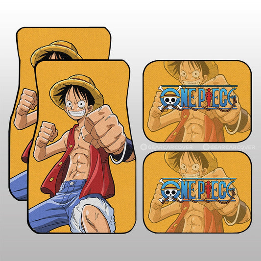 Monkey D. Luffy Car Floor Mats Custom - Gearcarcover - 1