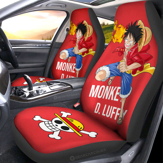 Monkey D. Luffy Car Seat Covers Custom Car Accessories For Fans - Gearcarcover - 2