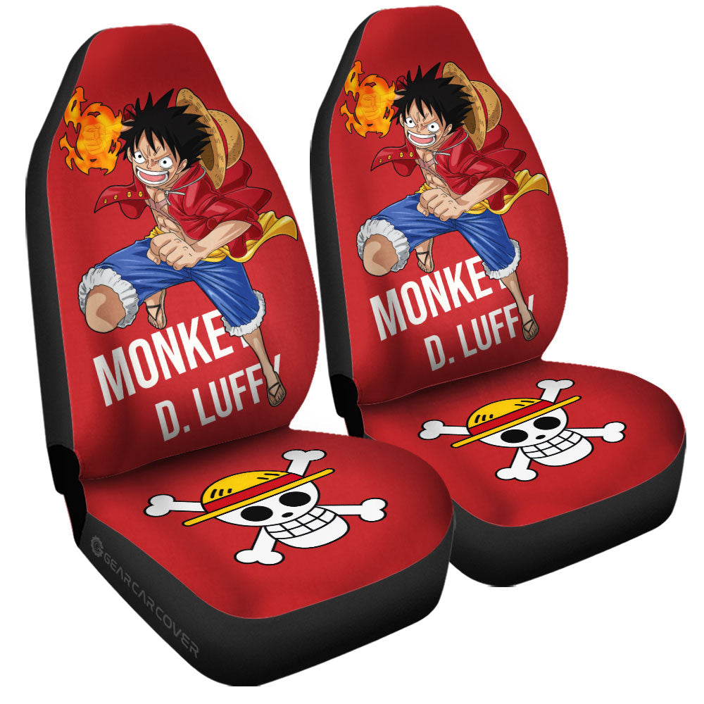 Monkey D. Luffy Car Seat Covers Custom Car Accessories For Fans - Gearcarcover - 3