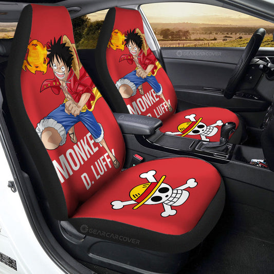 Monkey D. Luffy Car Seat Covers Custom Car Accessories For Fans - Gearcarcover - 1