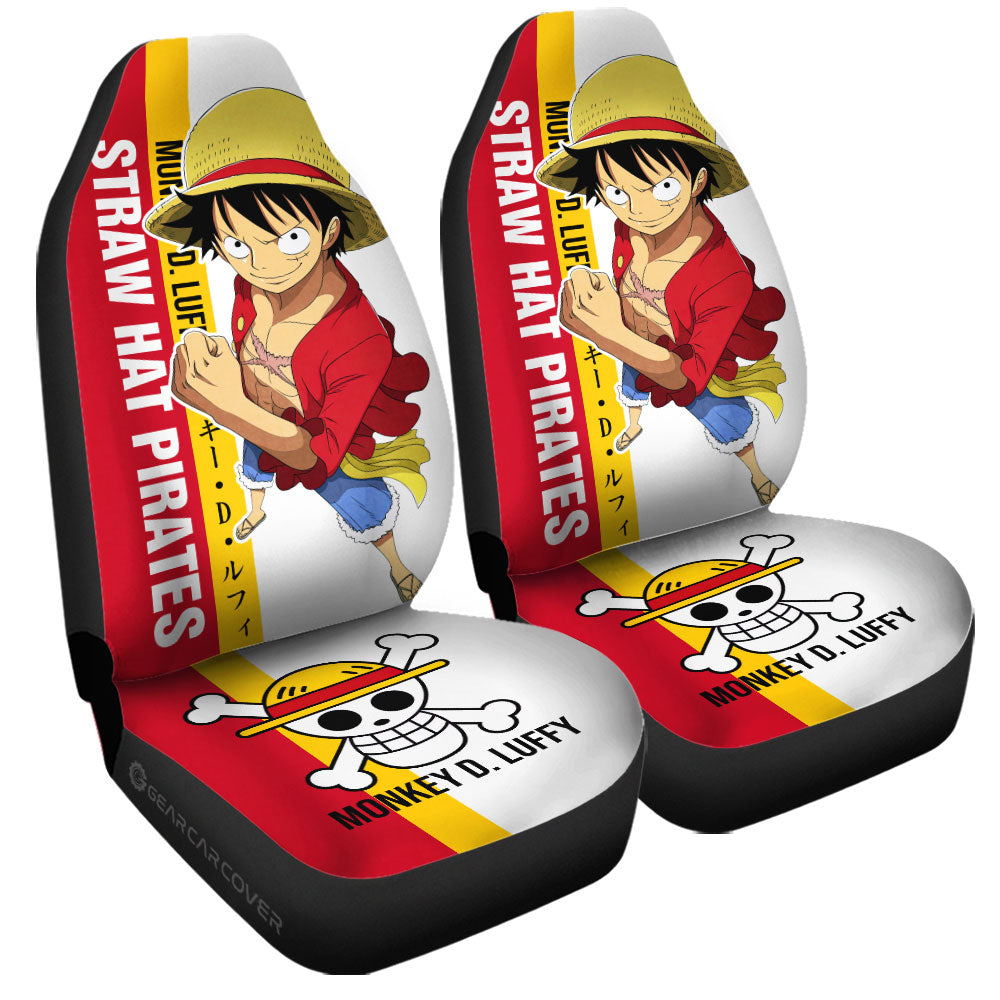 Monkey D. Luffy Car Seat Covers Custom Car Accessories For Fans - Gearcarcover - 3