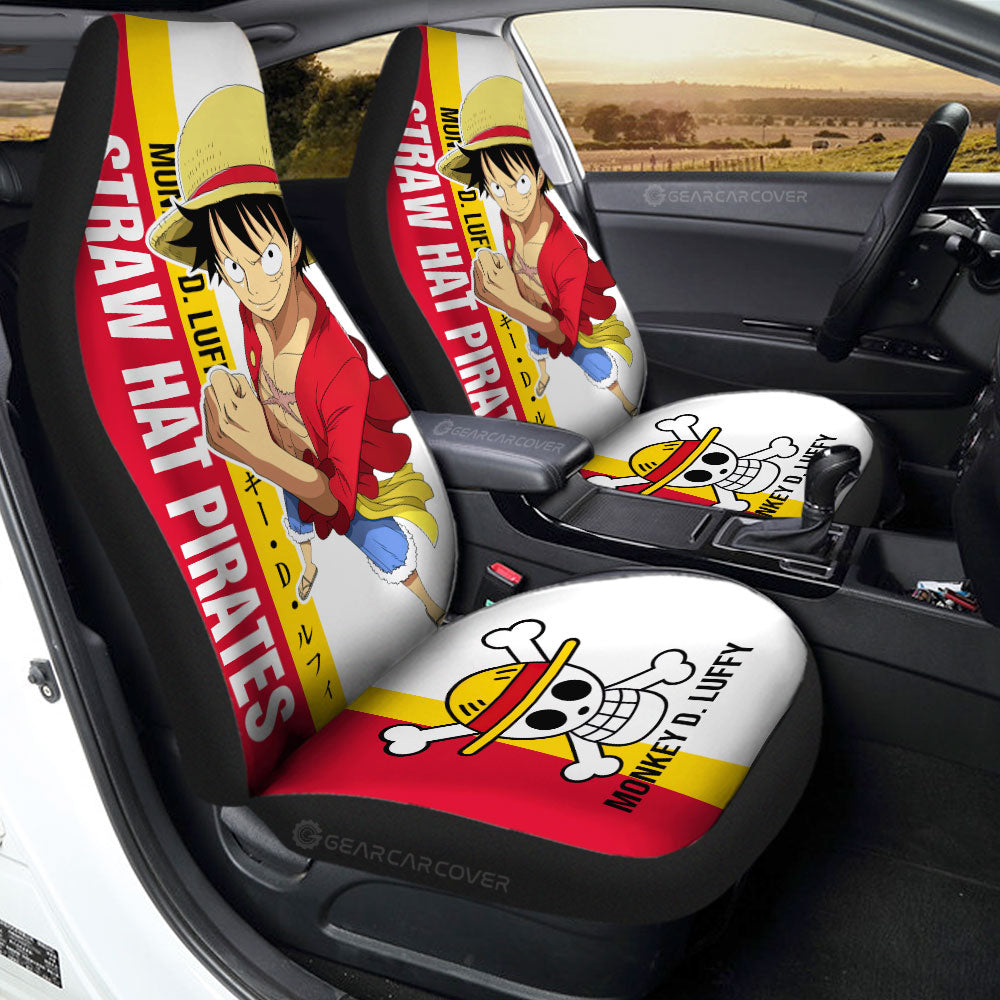 Monkey D. Luffy Car Seat Covers Custom Car Accessories For Fans - Gearcarcover - 1