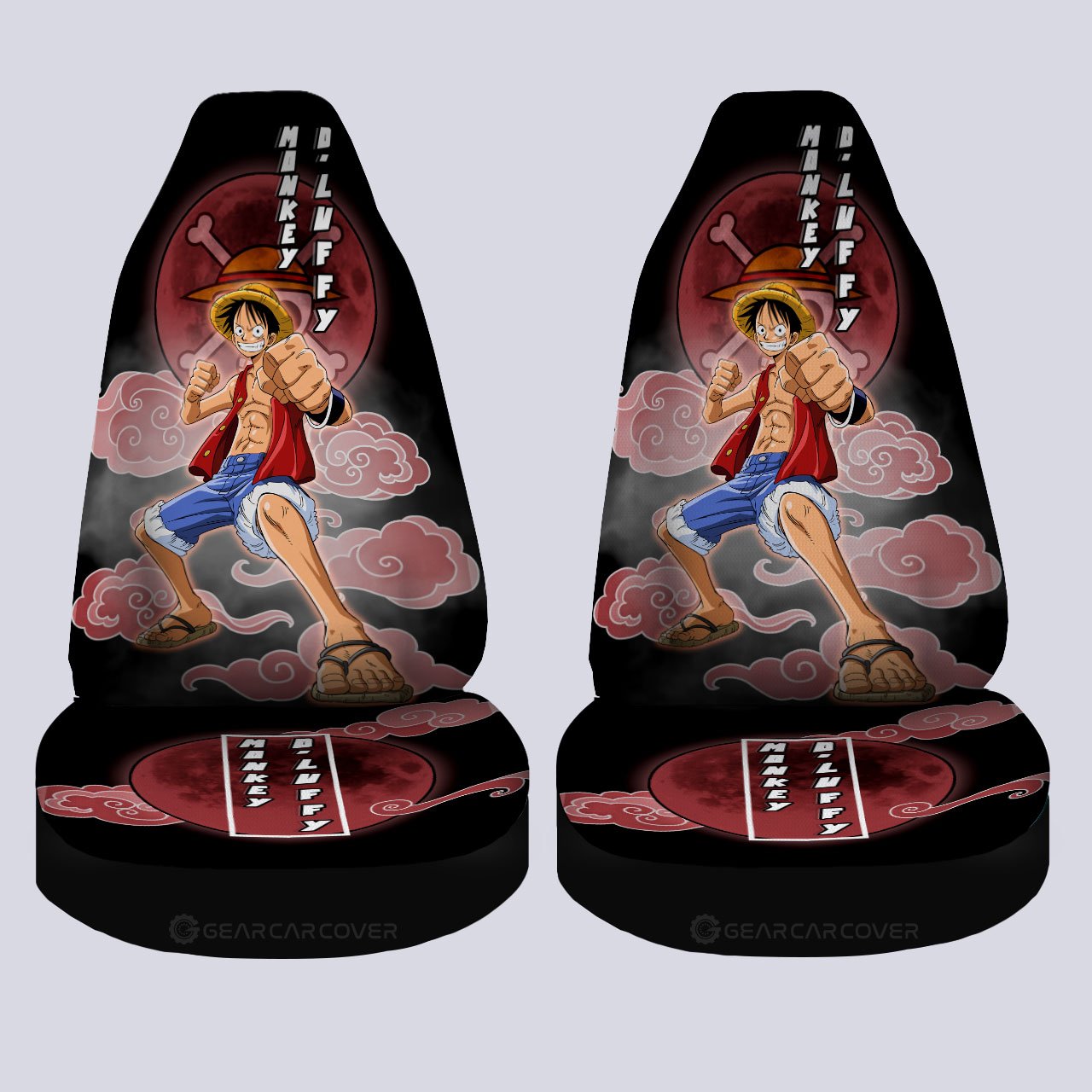 Monkey D. Luffy Car Seat Covers Custom Car Accessories For Fans - Gearcarcover - 4