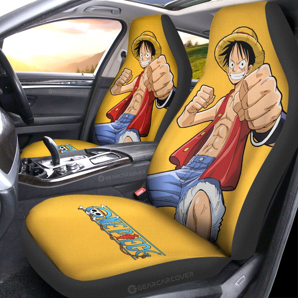 Monkey D. Luffy Car Seat Covers Custom - Gearcarcover - 2