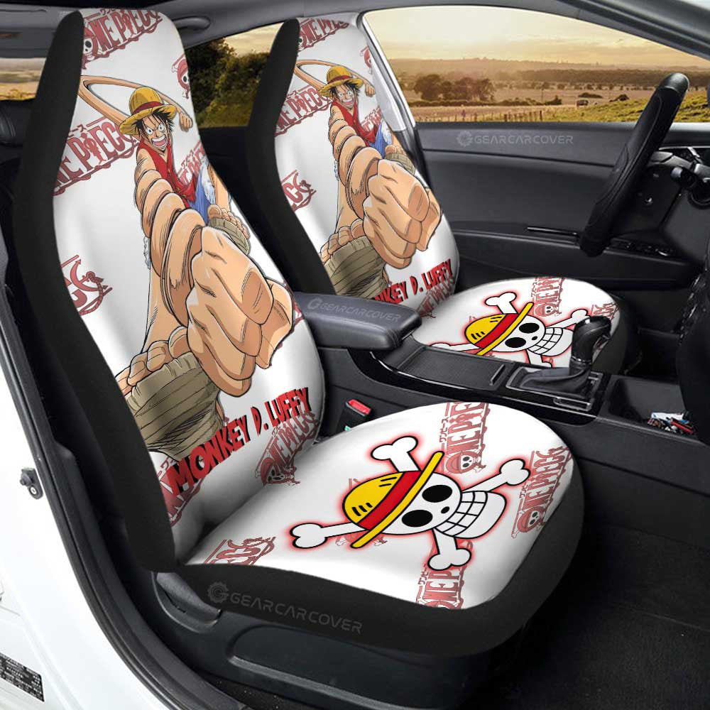 Monkey D. Luffy Car Seat Covers Custom - Gearcarcover - 1