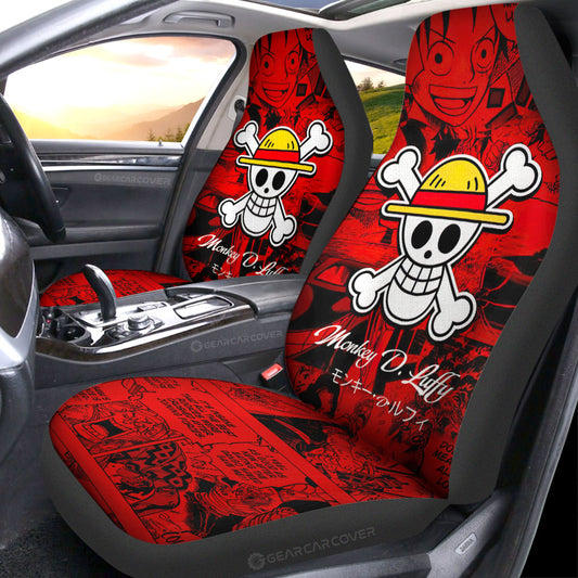 Monkey D. Luffy Car Seat Covers Custom Manga For Fans Car Accessories - Gearcarcover - 2