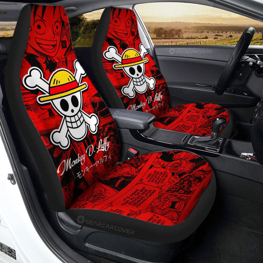 Monkey D. Luffy Car Seat Covers Custom Manga For Fans Car Accessories - Gearcarcover - 1