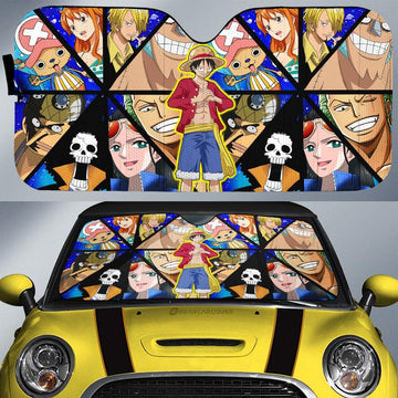 Monkey D. Luffy Car Sunshade Custom Car Accessories - Gearcarcover - 1