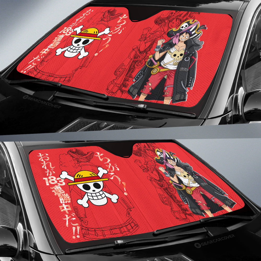 Monkey D. Luffy Car Sunshade Custom Car Interior Accessories - Gearcarcover - 3