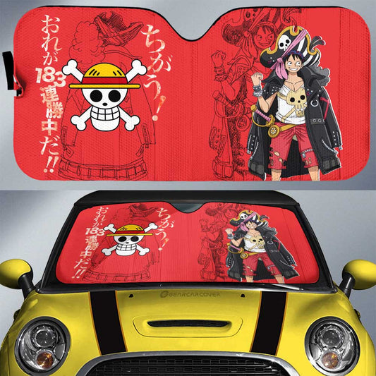 Monkey D. Luffy Car Sunshade Custom Car Interior Accessories - Gearcarcover - 1