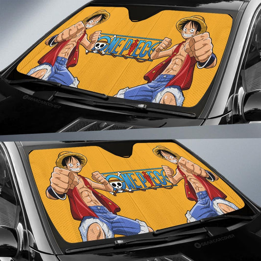 Monkey D. Luffy Car Sunshade Custom - Gearcarcover - 2