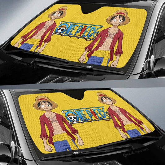 Monkey D. Luffy Car Sunshade Custom s - Gearcarcover - 2