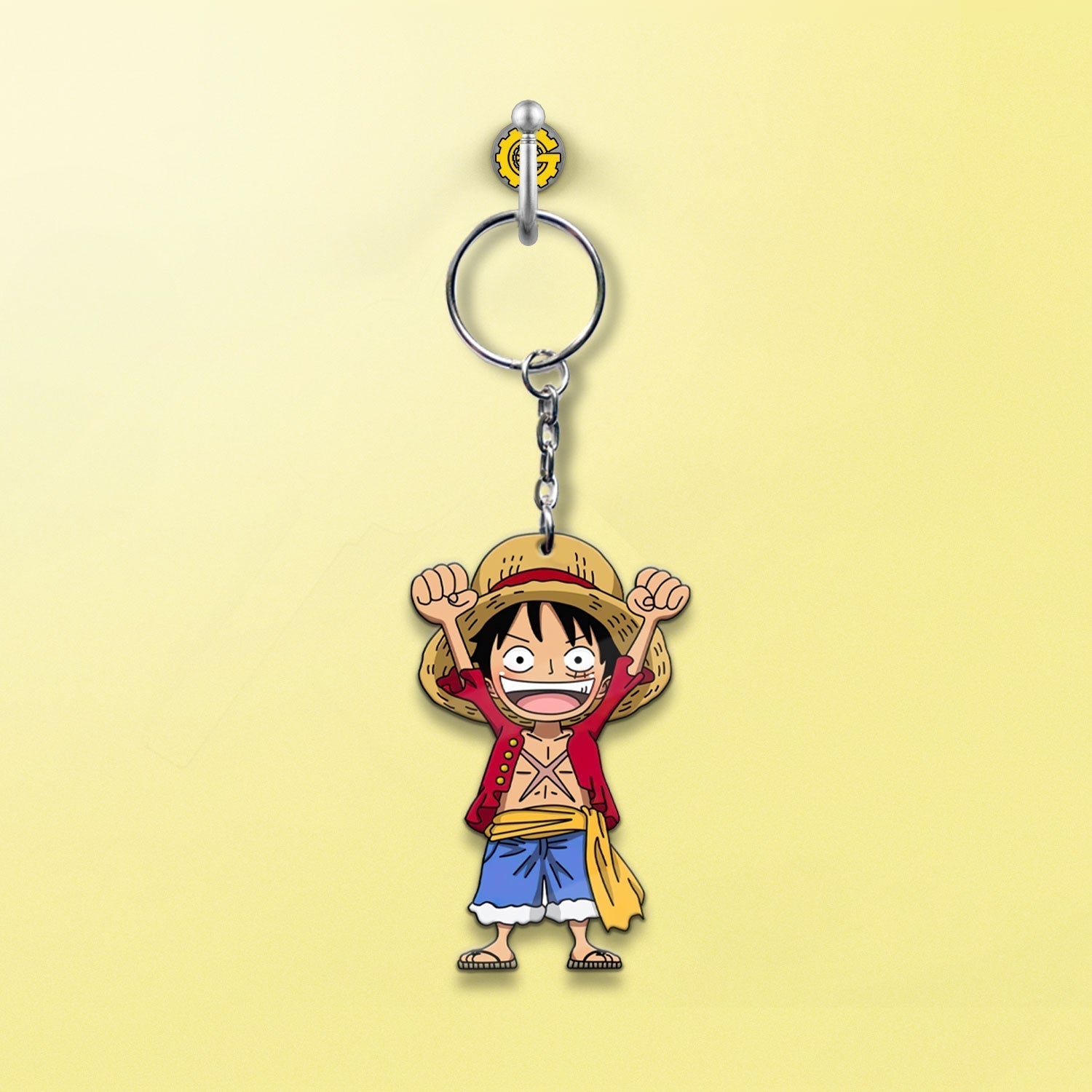 Monkey D. Luffy Keychain Custom Car Accessories