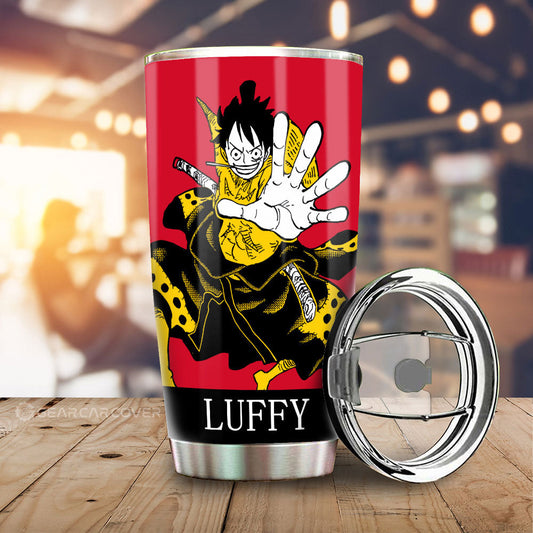 Monkey D. Luffy Tumbler Cup Custom Car Accessories Manga Style - Gearcarcover - 2
