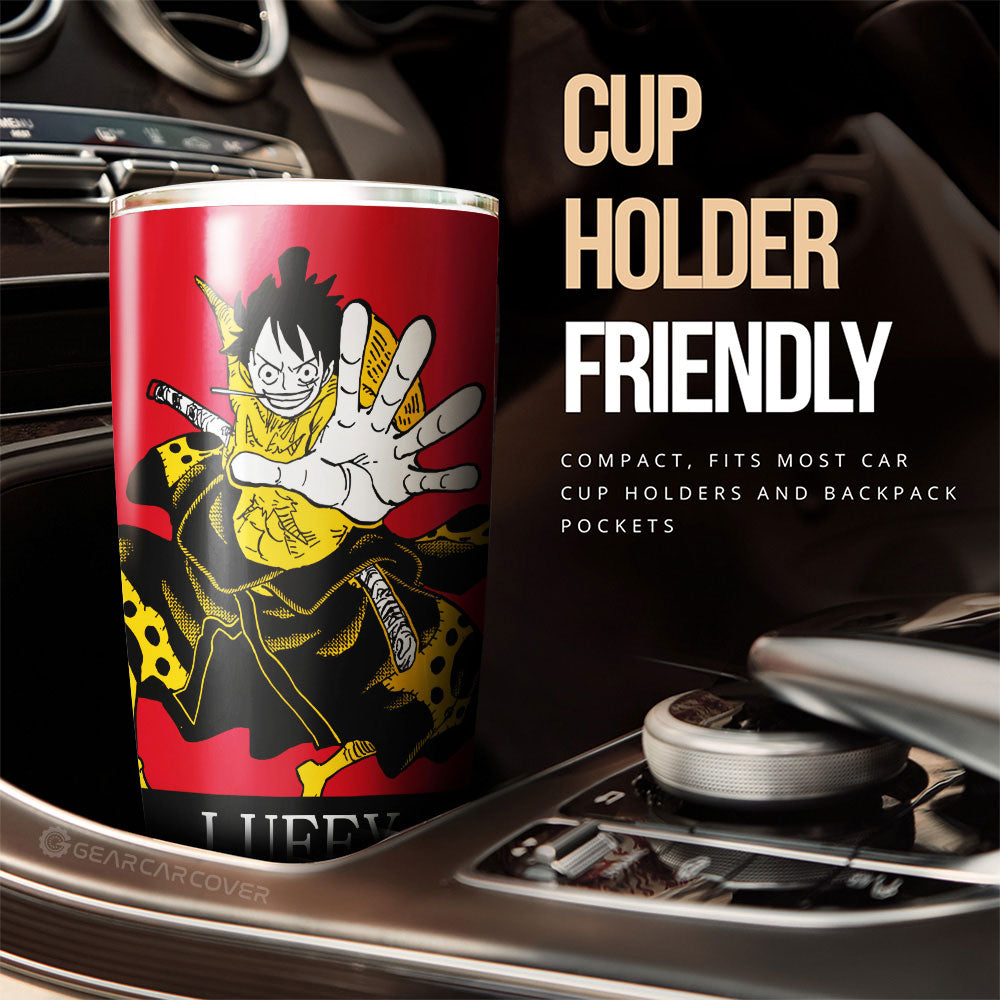 Monkey D. Luffy Tumbler Cup Custom Car Accessories Manga Style - Gearcarcover - 3