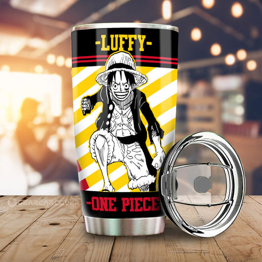 Monkey D. Luffy Tumbler Cup Custom Car Accessories Mix Manga Style - Gearcarcover - 2
