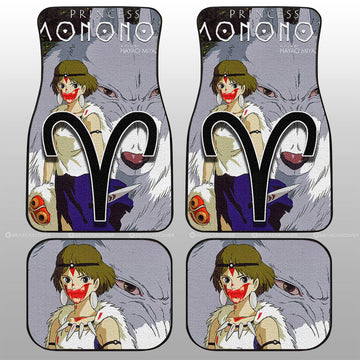 Mononoke Hime Car Floor Mats Custom Car Accessories - Gearcarcover - 1