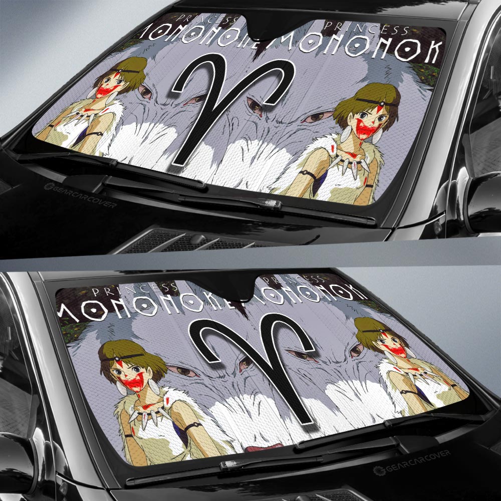 Mononoke Hime Car Sunshade Custom Car Accessories - Gearcarcover - 2