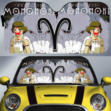 Mononoke Hime Car Sunshade Custom Car Accessories - Gearcarcover - 1