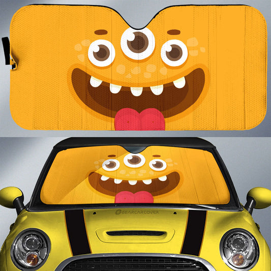 Monster Eyes Car Sunshade Custom Car Accessories - Gearcarcover - 1