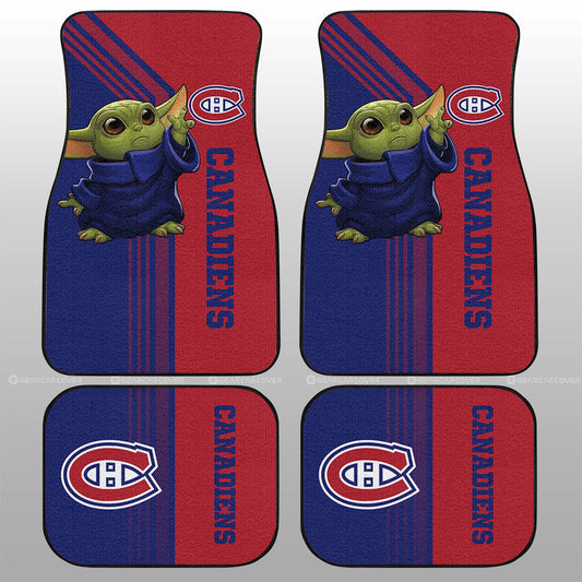 Montreal Canadiens Car Floor Mats Custom Car Accessories - Gearcarcover - 1