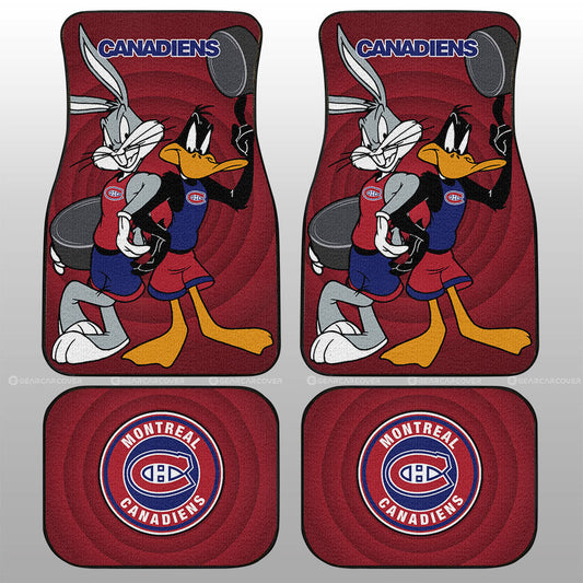 Montreal Canadiens Car Floor Mats Custom Car Accessories - Gearcarcover - 1