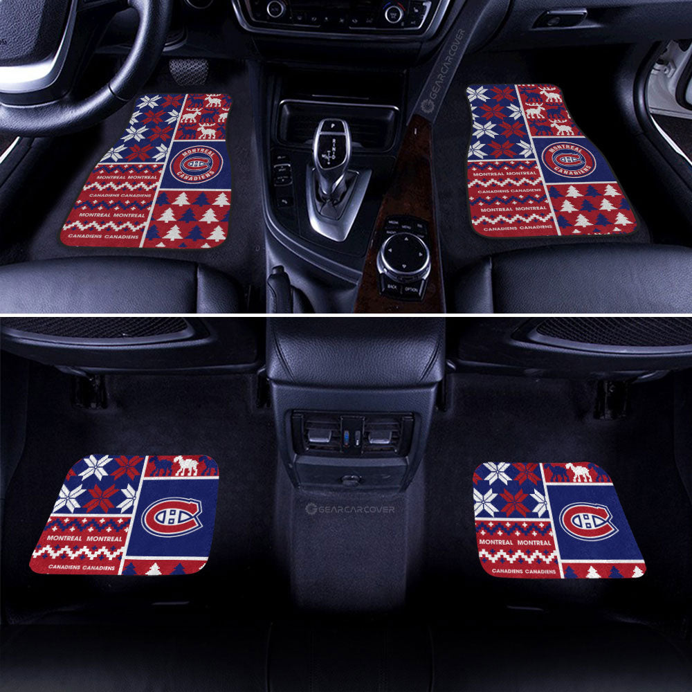 Montreal Canadiens Car Floor Mats Custom Ugly Style Car Accessories - Gearcarcover - 2