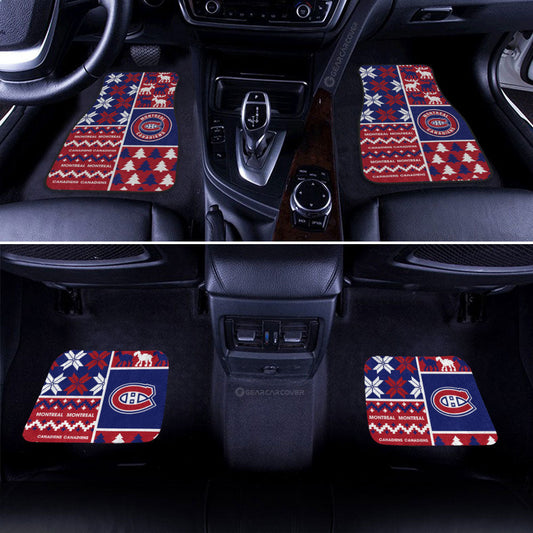 Montreal Canadiens Car Floor Mats Custom Ugly Style Car Accessories - Gearcarcover - 2