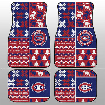 Montreal Canadiens Car Floor Mats Custom Ugly Style Car Accessories - Gearcarcover - 1