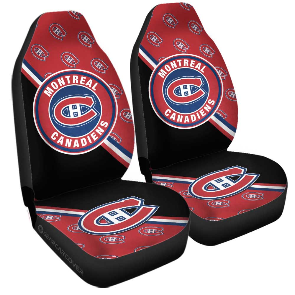 Montreal Canadiens Car Seat Covers Custom Car Accessories For Fans - Gearcarcover - 3