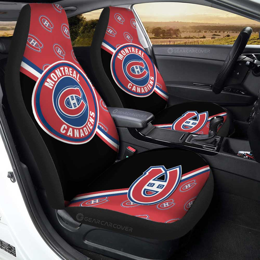 Montreal Canadiens Car Seat Covers Custom Car Accessories For Fans - Gearcarcover - 1