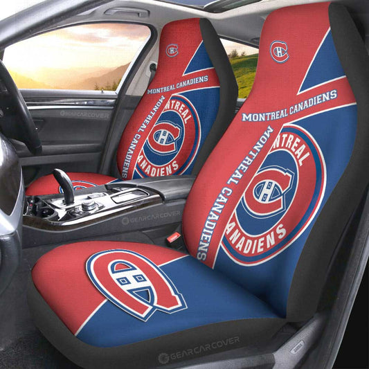Montreal Canadiens Car Seat Covers Custom Car Accessories For Fans - Gearcarcover - 2
