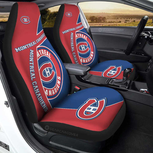 Montreal Canadiens Car Seat Covers Custom Car Accessories For Fans - Gearcarcover - 1