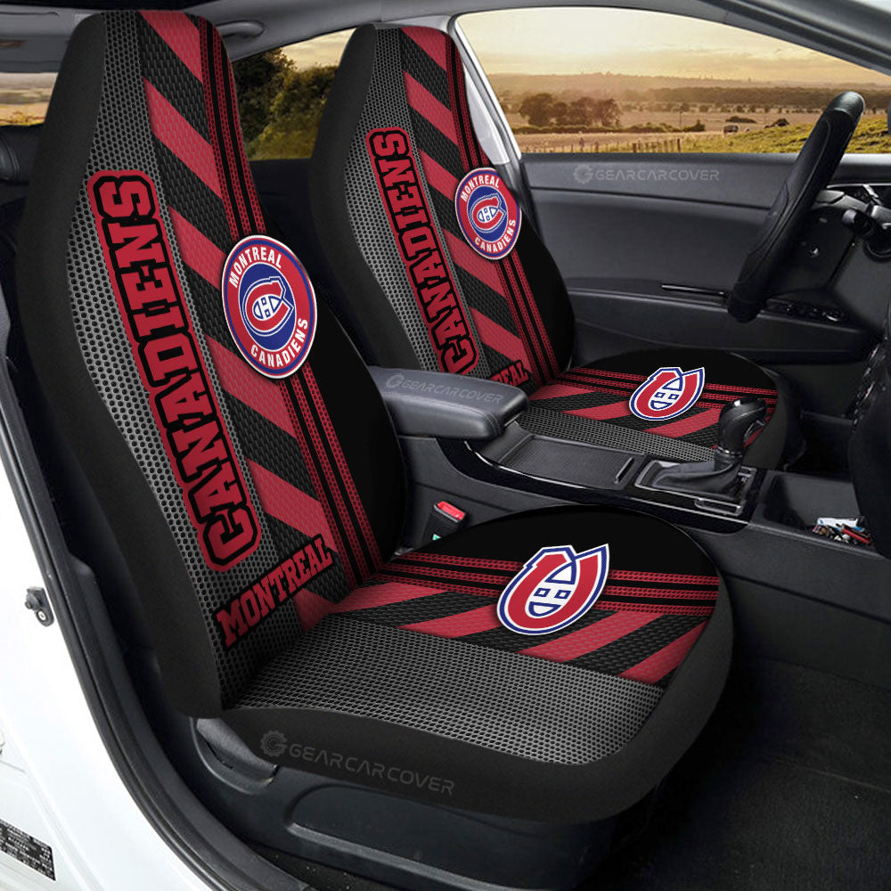 Montreal Canadiens Car Seat Covers Custom Car Accessories - Gearcarcover - 2