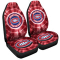 Montreal Canadiens Car Seat Covers Custom Tie Dye Car Accessories - Gearcarcover - 3