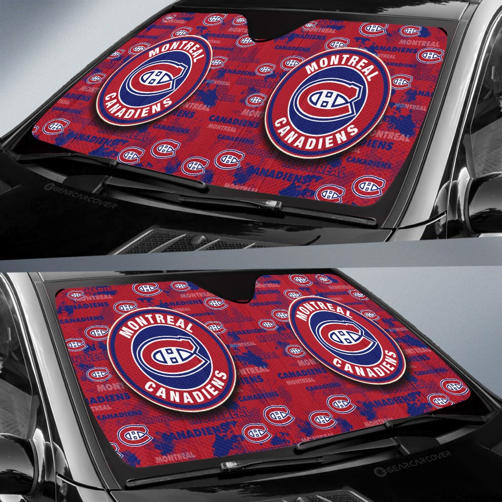 Montreal Canadiens Car Sunshade Custom Car Accessories - Gearcarcover - 2