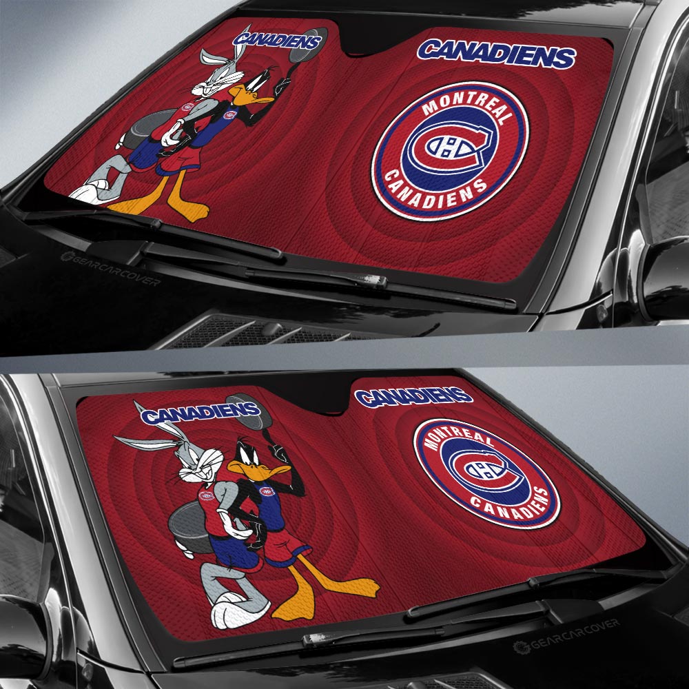 Montreal Canadiens Car Sunshade Custom Car Accessories - Gearcarcover - 2