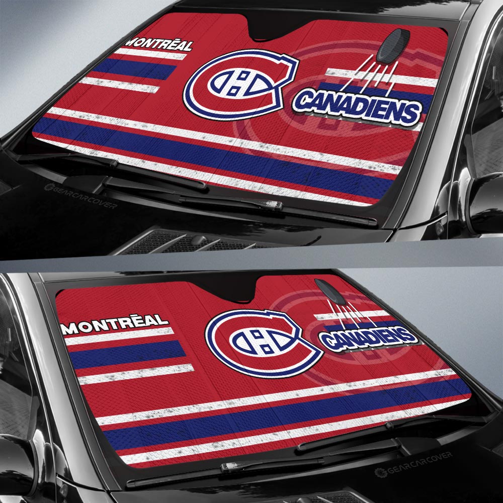 Montreal Canadiens Car Sunshade Custom Car Accessories - Gearcarcover - 2