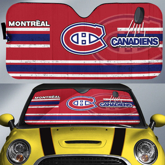 Montreal Canadiens Car Sunshade Custom Car Accessories - Gearcarcover - 1