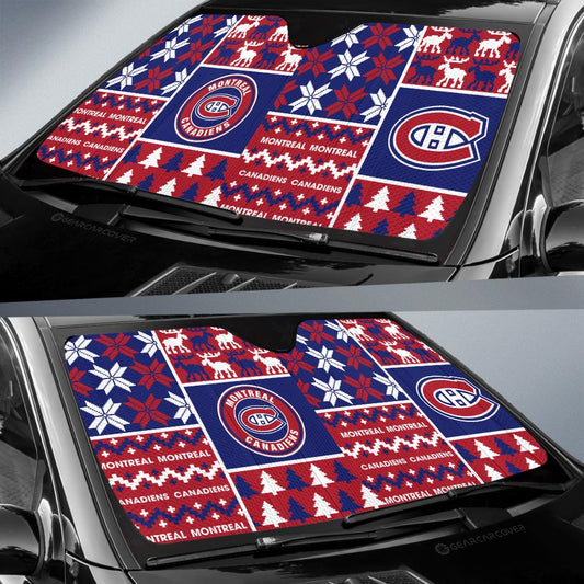 Montreal Canadiens Car Sunshade Custom Ugly Style Car Accessories - Gearcarcover - 2