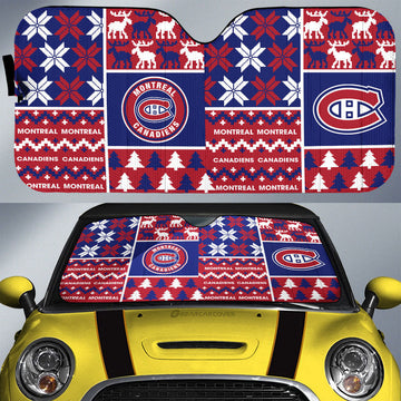 Montreal Canadiens Car Sunshade Custom Ugly Style Car Accessories - Gearcarcover - 1