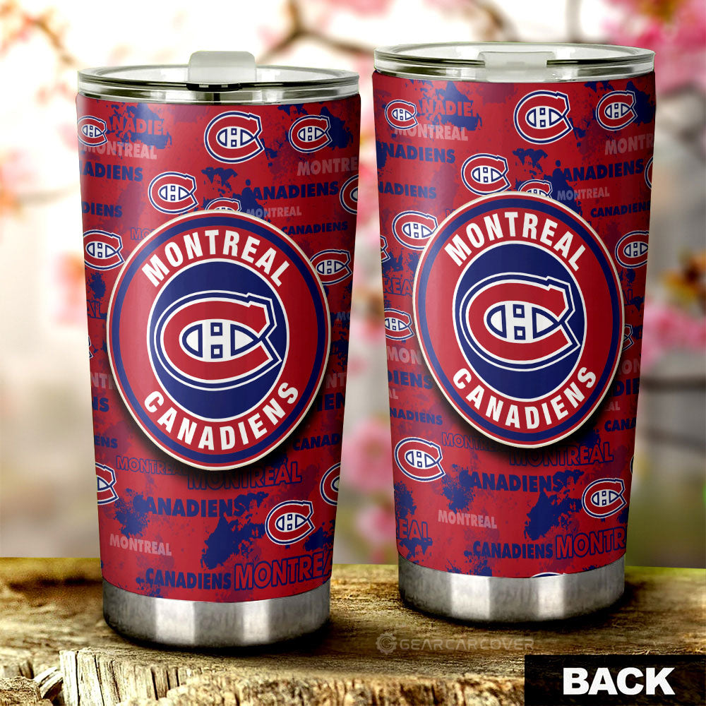 Montreal Canadiens Tumbler Cup Custom Car Accessories - Gearcarcover - 2