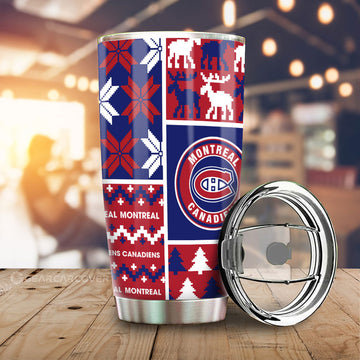 Montreal Canadiens Tumbler Cup Custom Ugly Style Car Accessories - Gearcarcover - 1