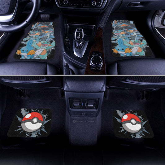 Mudkip Car Floor Mats Custom Car Accessories For Fans - Gearcarcover - 2
