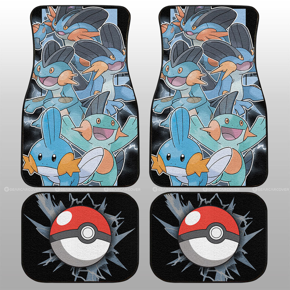 Mudkip Car Floor Mats Custom Car Accessories For Fans - Gearcarcover - 1