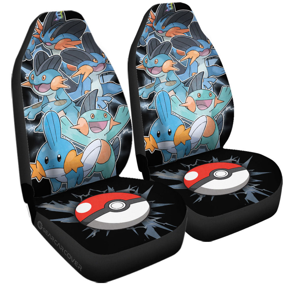 Mudkip Car Seat Covers Custom Car Accessories For Fans - Gearcarcover - 3